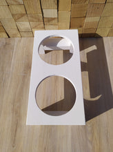 Carica l&#39;immagine nel visualizzatore di Gallery, SignorDog Piccolo (h.17cm) Bianco, comprese 2 ciotole inox
